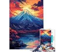 Puzzle da 1000 pezzi per ragazzi splendido paesaggio giapponese sfida educativa antistress giocattolo educativo adatto a partire dai 14 anni (38x26cm)