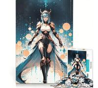 Puzzle da 1000 pezzi per ragazzi, stile anime, Imperatrice Spaziale, gioco impossibile, divertente attività da fare in casa, compleanno e Natale 50x75cm