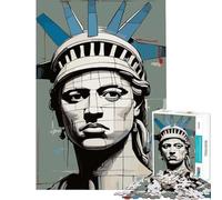 Puzzle da 1000 pezzi per ragazzi stile Liberty Roman poster gioco interattivo educativo sfida giocattolo regalo per donne e uomini decorazione per la casa (dimensioni 50x75cm)