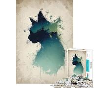Puzzle da 1000 pezzi per ragazzi stile retrò Kitty Pop gioco interattivo giocattolo avvincente per coltivare la pazienza regalo di compleanno decorazione per la casa (dimensioni 38x52cm)