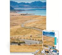 Puzzle da 1000 pezzi per ragazzi, strada di campagna, giocattolo antistress, divertente attività da fare in casa, ideale come regalo 38x26cm