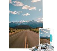 Puzzle da 1000 pezzi per ragazzi strada di montagna difficile e stimolante decorazione per la casa gioco rilassante per ragazzi dai 14 anni in su (38x26cm)