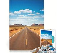 Puzzle da 1000 pezzi per ragazzi "Strada Solitaria nell'Outback" gioco educativo attività divertenti da fare in casa per rafforzare l'amore tra le coppie 38x52cm