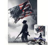 Puzzle da 1000 pezzi per ragazzi sulla Guerra Civile Americana, ideale per lo sviluppo cognitivo, rilassante, facile da pulire e da assemblare, un regalo di Natale speciale (38x26cm)