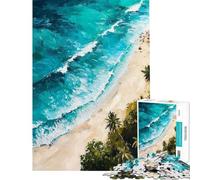 Puzzle da 1000 pezzi per ragazzi "Sussurri delle onde" gioco divertente decorazione per la casa attività divertenti da fare in casa (dimensioni 50x75cm)