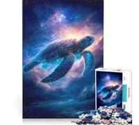 Puzzle da 1000 pezzi per ragazzi: Tartaruga Cosmica nella Nebulosa, Gioco Impossibile, Sfida Difficile, Regalo per Amici e Familiari 38x26cm