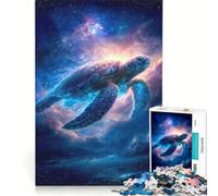 Puzzle da 1000 pezzi per ragazzi: Tartaruga Cosmica nella Nebulosa, Gioco Impossibile, Sfida Difficile, Regalo per Amici e Familiari 50x75cm