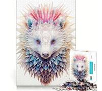 Puzzle da 1000 pezzi per ragazzi,tasso,geometria,taglio pulito,arte,gioco creativo,giocattolo rilassante,gioco,regalo di Natale (38x52cm)
