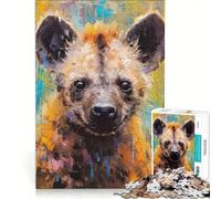 Puzzle da 1000 pezzi per ragazzi tavolozza iena pittura giochi educativi divertimento a casa collezione d'artista belle arti 50x75cm