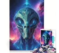 Puzzle da 1000 pezzi per ragazzi, tema alieni extraterrestri, gioco divertente, stimolante da completare, ideale come regalo per tutta la famiglia 38x26cm