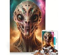Puzzle da 1000 pezzi per ragazzi, tema alieni extraterrestri, gioco divertente, stimolante da completare, ideale come regalo per tutta la famiglia 50x75cm