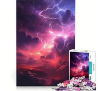 Puzzle da 1000 pezzi per ragazzi, tema Apocalisse e Tempesta, giocattolo fai-da-te, decorazione da parete, con pezzi di forma casuale completamente ad incastro 50x75cm