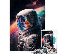 Puzzle da 1000 pezzi per ragazzi tema astronauta morto gioco intellettuale educativo antistress regalo di compleanno (dimensioni 38x26cm)