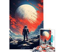 Puzzle da 1000 pezzi per ragazzi tema astronautico e nautico divertimento a casa decorazione domestica giochi rilassanti per maggiori di 14 anni (38x52cm)