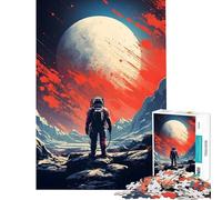 Puzzle da 1000 pezzi per ragazzi tema astronautico e nautico impegnativo da completare perfetto per decorare e rilassarsi adatto a partire dai 14 anni (38x26cm)