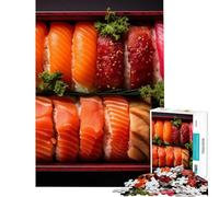 Puzzle da 1000 pezzi per ragazzi tema cibo giapponese attività divertenti da fare a casa gioco educativo per tutta la famiglia dai 14 anni in su (38x52cm)