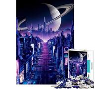 Puzzle da 1000 pezzi per ragazzi tema Città della Notte Fantasma sfida educativa ideale per le vacanze a casa per passare il tempo decorazione domestica giocattolo per ragazzi dai 14 anni in su