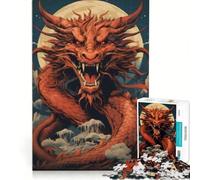 Puzzle da 1000 pezzi per ragazzi tema dark fantasy e profondità emotiva giocattolo educativo decorazione per la casa compleanni e occasioni speciali 38x26cm