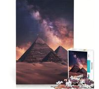 Puzzle da 1000 pezzi per ragazzi, tema Faraoni Cosmici, Egitto, decorazione murale, divertente e spiritosa, ideale come regalo di compleanno o per occasioni speciali 50x75cm