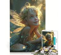 Puzzle da 1000 pezzi per ragazzi, tema fate, giochi per famiglie, divertenti e spiritosi, adatti anche come decorazione da scrivania 38x26cm