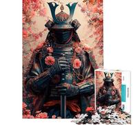Puzzle da 1000 pezzi per ragazzi tema floreale "Cronache dei Samurai" puzzle per adulti gioco pratico ideale per le vacanze a casa per passare il tempo regali di Natale e compleanno (50x75cm)