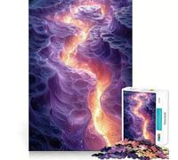 Puzzle da 1000 pezzi per ragazzi,tema "Frattura Celeste",ideale per giochi che stimolano la mente e creano un'atmosfera rilassante,perfetto per il compleanno (38x52cm)