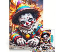 Puzzle da 1000 pezzi per ragazzi tema giullari e travestimenti giochi rilassanti attività divertenti da fare in casa compleanno e Natale 38x26cm