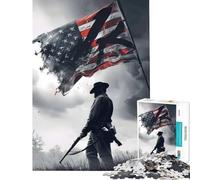 Puzzle da 1000 pezzi per ragazzi tema Guerra Civile Americana giocattolo educativo gioco pratico per tutta la famiglia idee regalo (dimensioni 38x52cm)