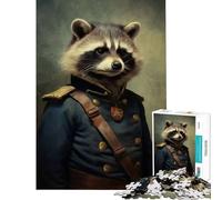 Puzzle da 1000 pezzi per ragazzi tema guerra e procione gioco rilassante giocattolo avvincente per coltivare la pazienza ottimo regalo sfida impegnativa (dimensioni 50x75cm)