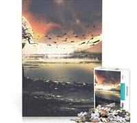 Puzzle da 1000 pezzi per ragazzi, tema "Il mago della morte", gioco educativo, attività divertenti da fare in casa, per rafforzare l'amore tra le coppie 38x26cm