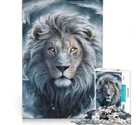 Puzzle da 1000 pezzi per ragazzi, tema L'era glaciale e il leone, gioco educativo, regalo di compleanno, ideale come regalo per tutta la famiglia 38x26cm