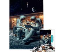 Puzzle da 1000 pezzi per ragazzi tema lunare ideale per la lettura in famiglia e il divertimento a casa perfetto come regalo di compleanno o gioco pratico adatto a partire dai 14 anni (38x52cm)