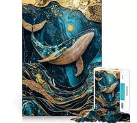 Puzzle da 1000 pezzi per ragazzi,tema Mare Celeste,arte Kintsugi,gioco di incastro fine,divertente e stimolante per la mente,ideale come regalo di compleanno (50x75cm)