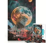 Puzzle da 1000 pezzi per ragazzi,tema natura selvaggia celeste,divertente gioco di incastro,stimolante per la mente,gioco accogliente,regalo di compleanno (38x52cm)