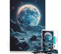 Puzzle da 1000 pezzi per ragazzi,tema natura selvaggia celeste,divertente gioco di incastro,stimolante per la mente,gioco accogliente,regalo di compleanno (38x26cm)
