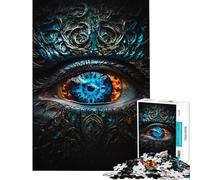 Puzzle da 1000 pezzi per ragazzi tema Occhio Mistico attività divertenti da fare a casa decorazione perfetta giocattolo antistress adatto a partire dai 14 anni (50x75cm)