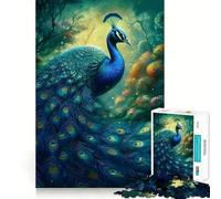 Puzzle da 1000 pezzi per ragazzi,tema "Paradiso degli uccelli",decorazione con tagli precisi,gioco per esercitare la mente,gioco di pace,regalo di Natale divertente (38x52cm)