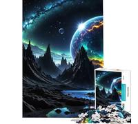 Puzzle da 1000 pezzi per ragazzi tema Pianeta Spettrale gioco per famiglie sfida per l'intelligenza giocattolo avvincente regalo per il Secret Santa migliora la memoria (dimensioni 38x52cm)