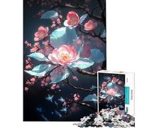 Puzzle da 1000 pezzi per ragazzi tema Radiant Blossom Harmony giochi rilassanti ed educativi sfida di gioco regalo di compleanno analisi e logica (dimensioni 75x50cm)