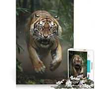 Puzzle da 1000 pezzi per ragazzi tema Re della Natura Selvaggia giocattolo fai-da-te decorazione da parete con pezzi di forma casuale completamente ad incastro 50x75cm