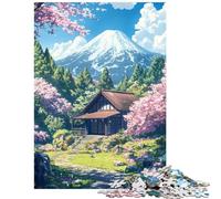 Puzzle da 1000 pezzi per ragazzi tema "Rifugio in fiore di ciliegio" Puzzle per ragazzi arricchisci la tua lista dei desideri con Babbo Natale un regalo perfetto per gli appassionati di videogiochi