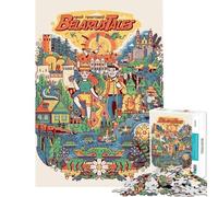 Puzzle da 1000 pezzi per ragazzi tema "Storie estive della Bielorussia" gioco di velocità per ragazzi difficile e stimolante 38x26cm