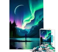 Puzzle da 1000 pezzi per ragazzi tema Sussurri del Nord giochi rilassanti ed educativi sfida di gioco regalo di compleanno analisi e logica (dimensioni 38x26cm)