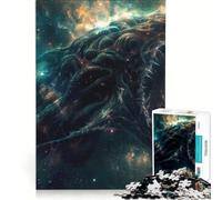 Puzzle da 1000 pezzi per ragazzi tema "Terrore nello spazio" decorazione da parete regalo di compleanno adatto per la decorazione della scrivania 38x52cm