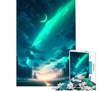 Puzzle da 1000 pezzi per ragazzi tema "Under The Aurora" giochi per famiglie giocattoli educativi regali per il Secret Santa adatto alle coppie (dimensioni 38x52cm)