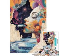 Puzzle da 1000 pezzi per ragazzi tema Viaggio Cosmico adatto anche ad adulti giochi per famiglie schema di assemblaggio ideale come regalo per tutta la famiglia (dimensioni 38x52cm)