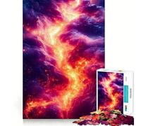 Puzzle da 1000 pezzi per ragazzi,Tempesta di fuoco celeste,gioco di incastri fini,divertente e stimolante per la mente,ideale come regalo di compleanno (38x26cm)