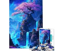 Puzzle da 1000 pezzi per ragazzi Tempio dei sogni Sakura Puzzle per adulti Giochi per famiglie Decorazione perfetta Attività divertenti a casa (Dimensioni 38x52cm)