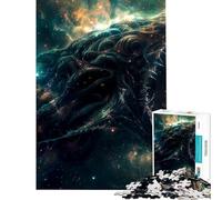 Puzzle da 1000 pezzi per ragazzi Terrore nello spazio sfida da completare decorazione perfetta gioco rilassante per ragazzi dai 14 anni in su (38x52cm)