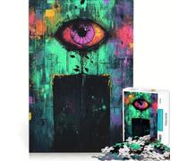 Puzzle da 1000 pezzi per ragazzi "The All-Seeing Gateway" giochi educativi allena la mente e le mani collezione d'artista belle arti 50x75cm